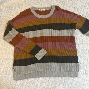 Madewell Striped Knit Sweater